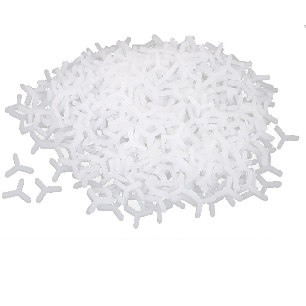1000Pack Wall Tile Spacers for FLOOR Tiling Tools Plastic Y Type 3mm White