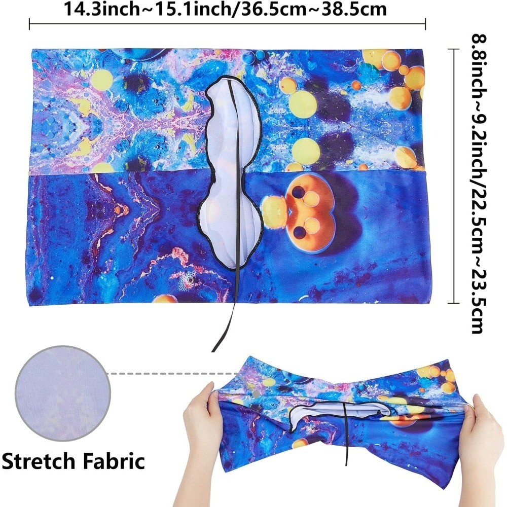 Elastic Washable Floral Book Cover Stretchable Nylon Cloth Polyester Protector