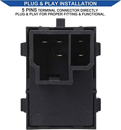 Passengers Side Power Window Switch & Door Lock Switch Button Compatible with