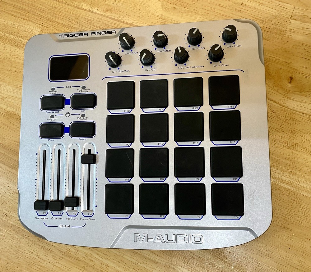 M-Audio Trigger Finger 16-Pad USB MIDI Drum Pad Controller w/ Original Box