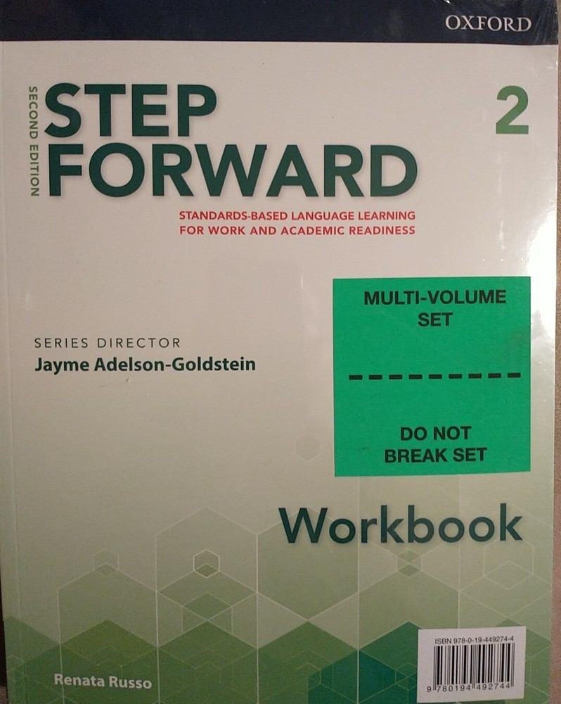 Step Forward 2 Workbook: Standard-Based Language Learning for Work and Academic