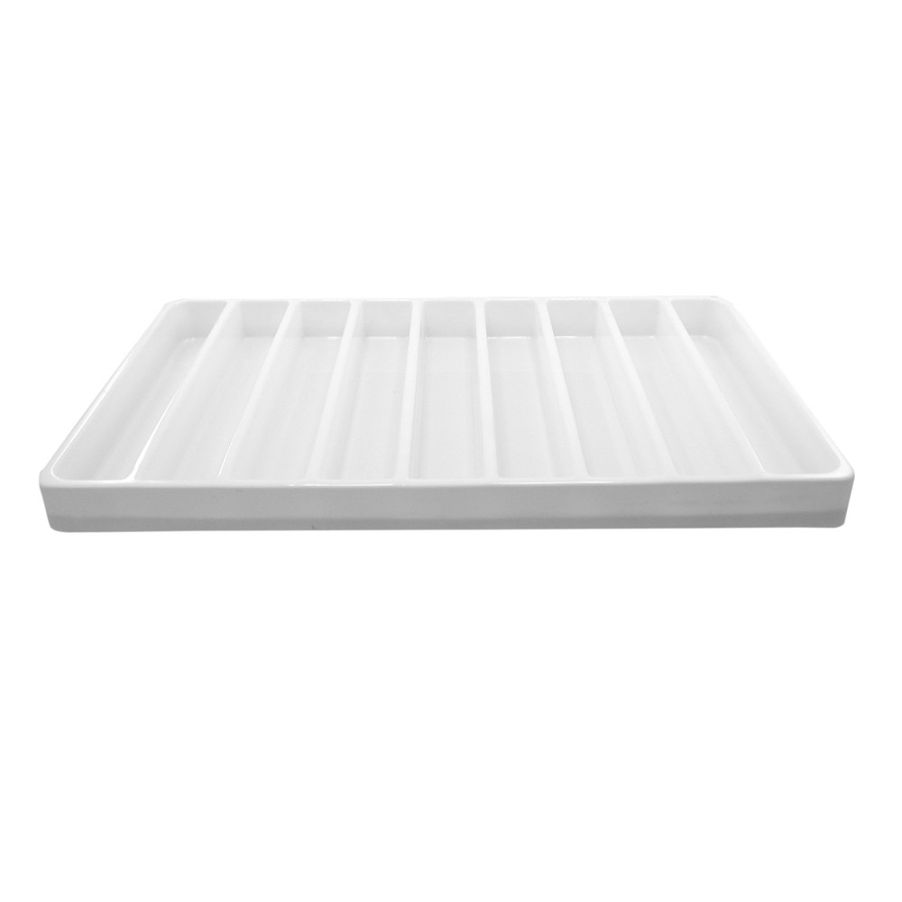 Heavy Duty Jet-Stone White or Black Stackable Plastic Compartment Tray