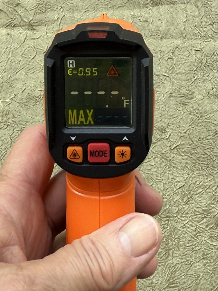 PeakMeter Infrared Thermometer Laser Gun