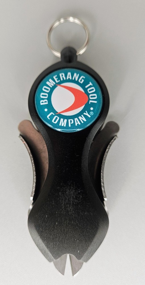 Boomerang Tool Snip Braid Mono Fluoro Line Cutter w/retractable Tether