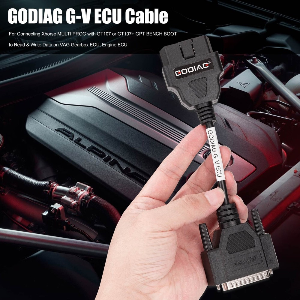 GODIAG G-V E-C-U Cable for Connecting MULTI PROG with GT107 Read & Write Data