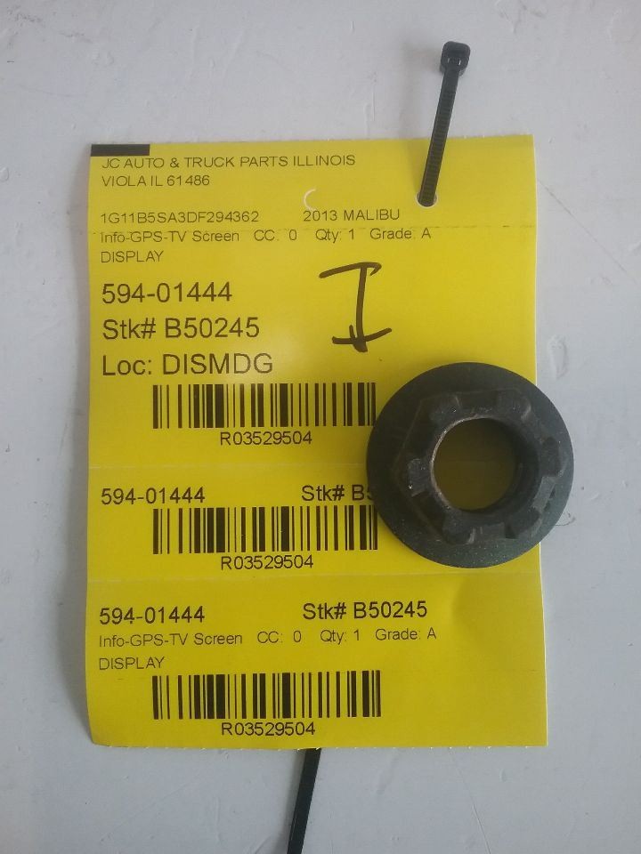 2013 Chevy Malibu Dash Mounted Driver Information Display Screen Opt UAG