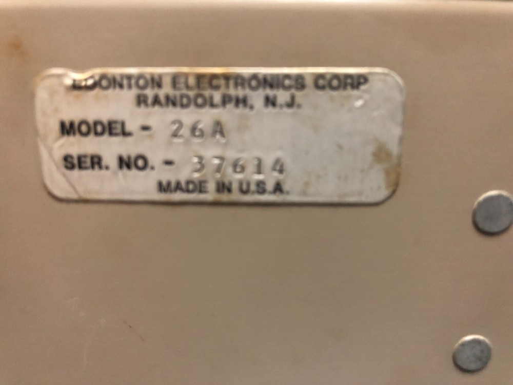 Boonton 26A RF Millivoltmeter Calibrator