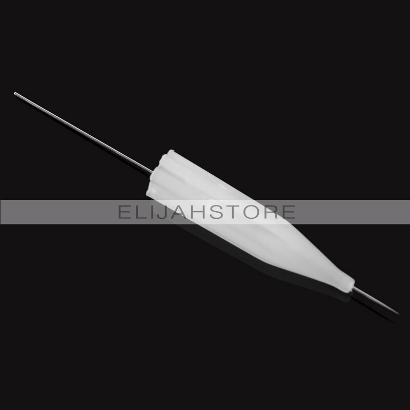 100pcs Sterilized Permanent Makeup Eyebrows Tattoo Needles Tips Supplies Plastic