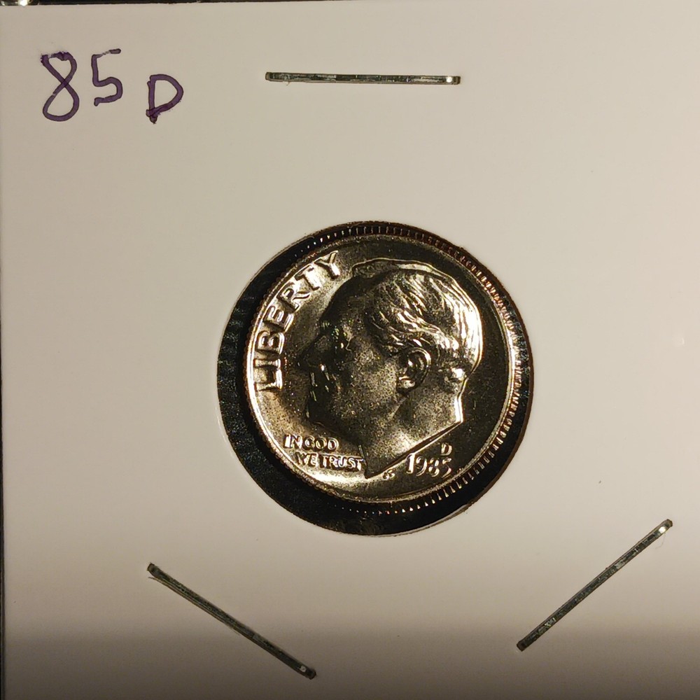 1985 D Roosevelt Dime BU
