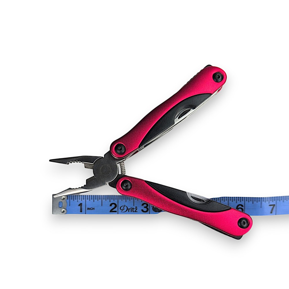 Foldable Multi-Tool Pliers - Knife - Flat & Phillips Head - Nail File
