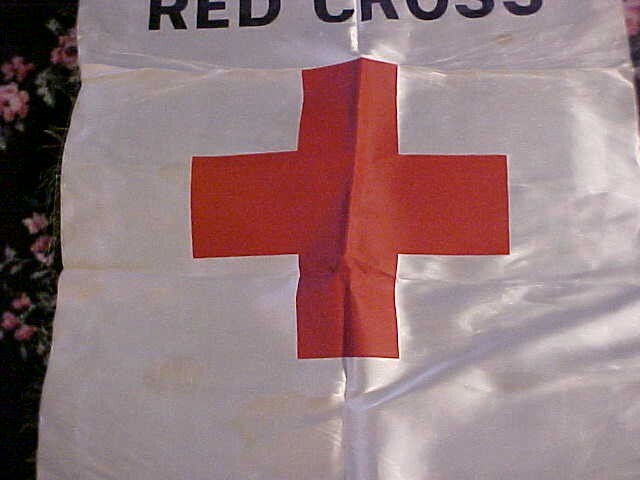 Vintage Red Cross Flag ?????