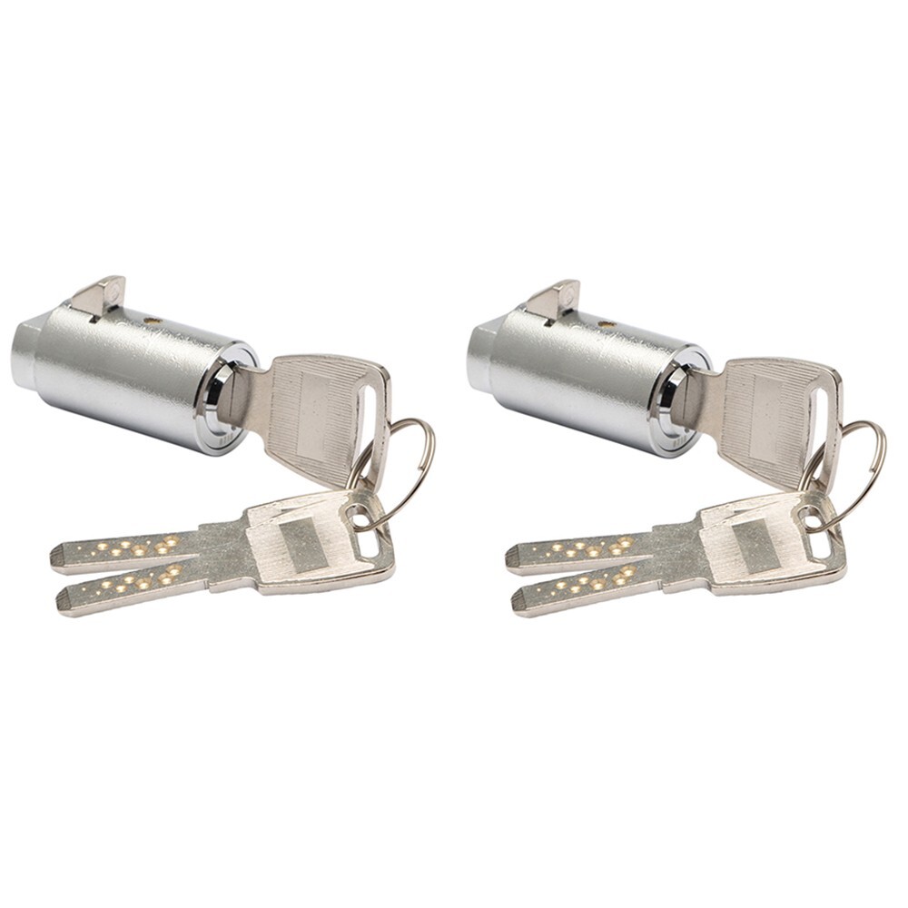 2 KEYED DIFFERENT Dimple Cylinder Plug Lock Vending machine T handle