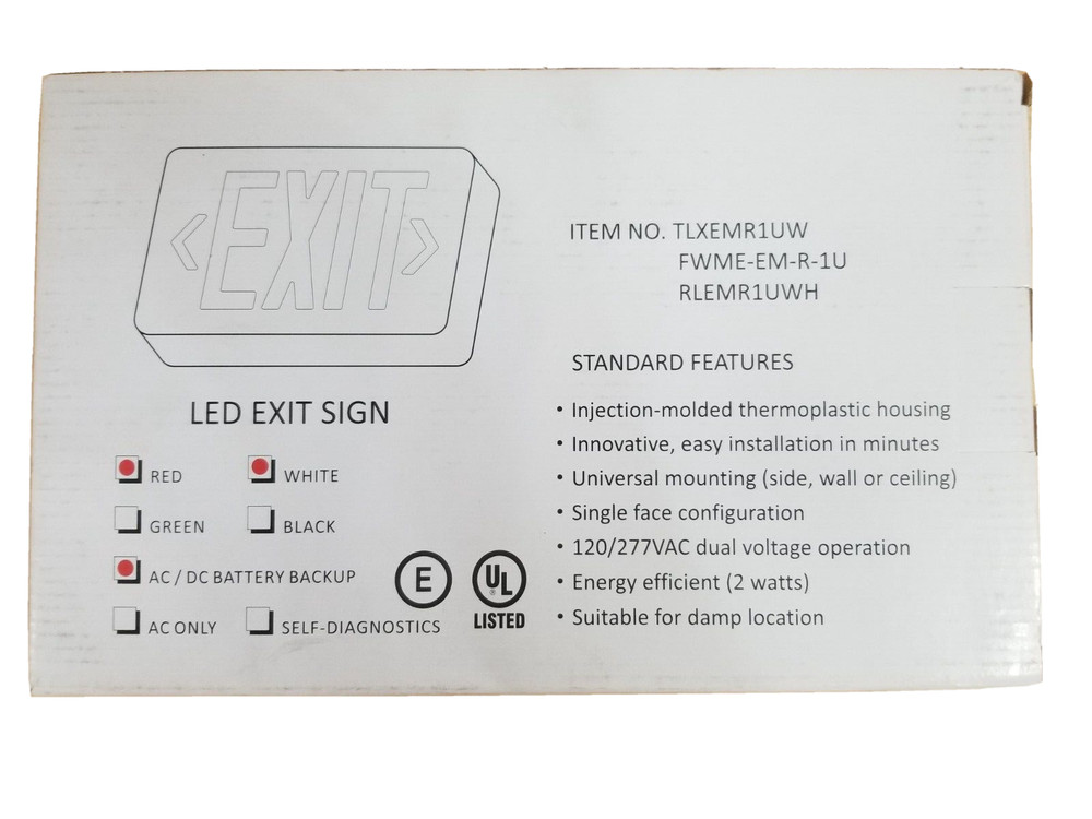 Patriot Lighting Exit Light
