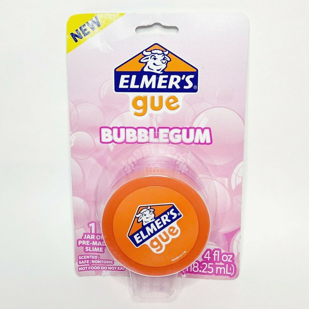 Elmer's Gue Premade Slime 4oz Bubblegum Goo