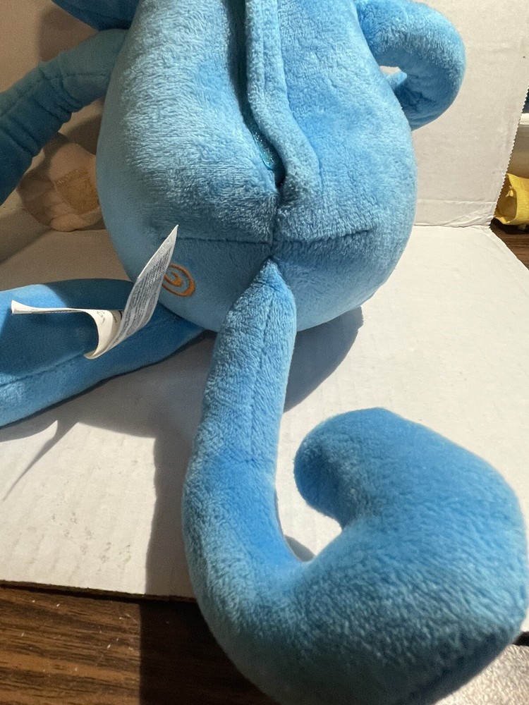 FINGERLINGS BLUE MONKEY W/ ORANGE HAIR PLUSH - 16" TALL Tested