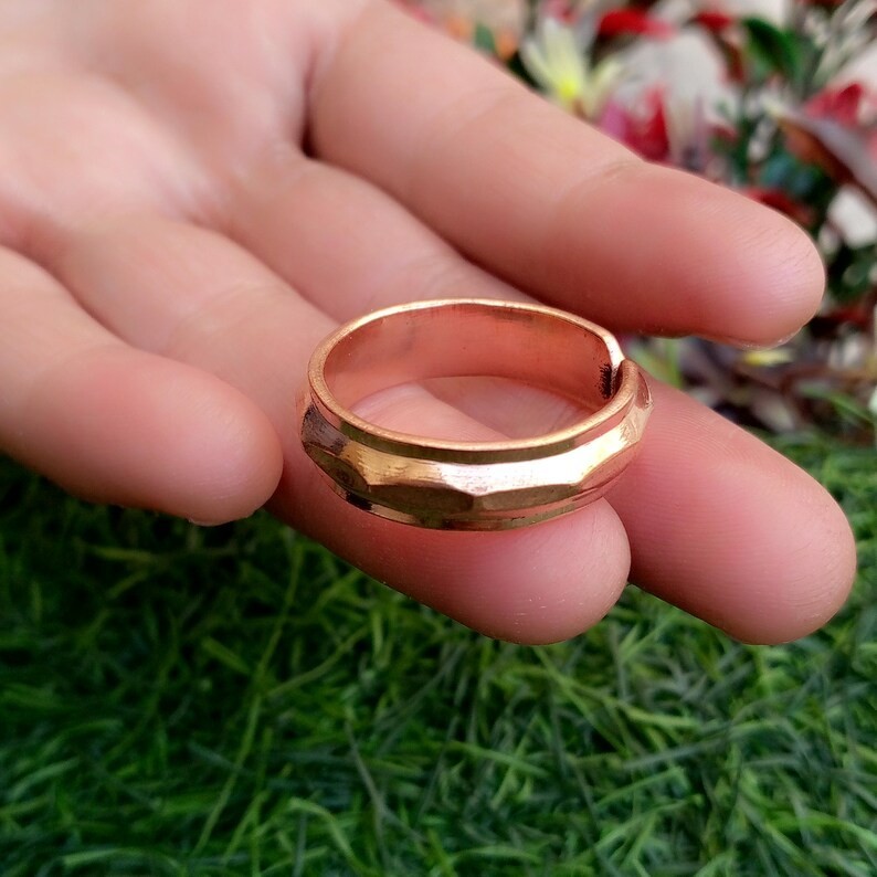 Pure 100% Copper Wrap Ring, Beautiful Thumb Ring, Solid Copper Ring, Finger Ring