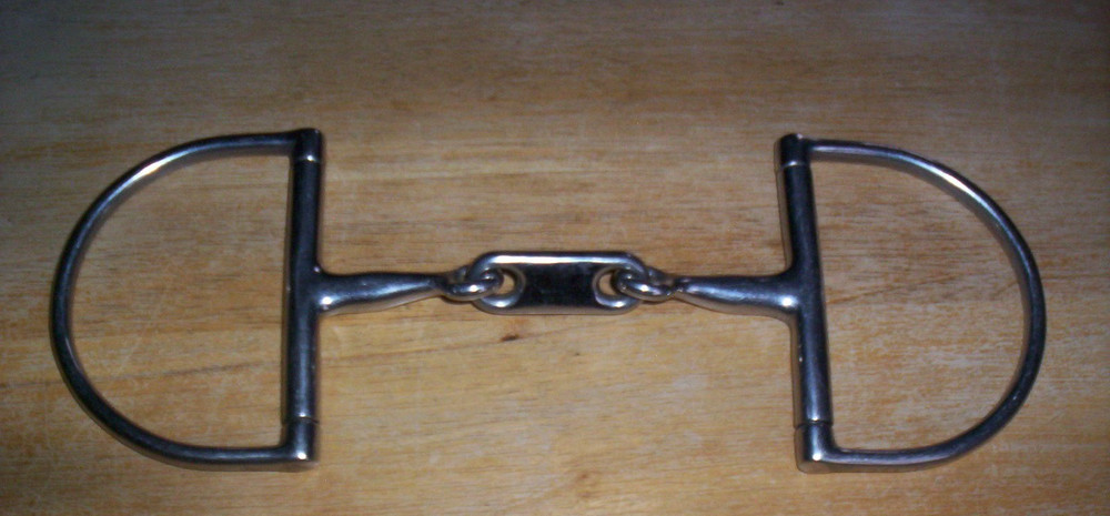 Gently Used Korsteel Stainless Dr. Bristol Hunter Dee Snaffle Bit 5" mouth