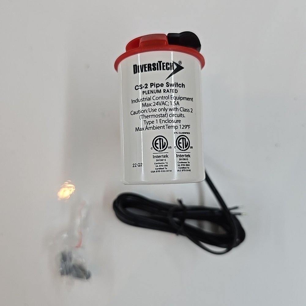 Diversitech Cs-2 Flood Prevention Switch,3/4" Pipe Valve