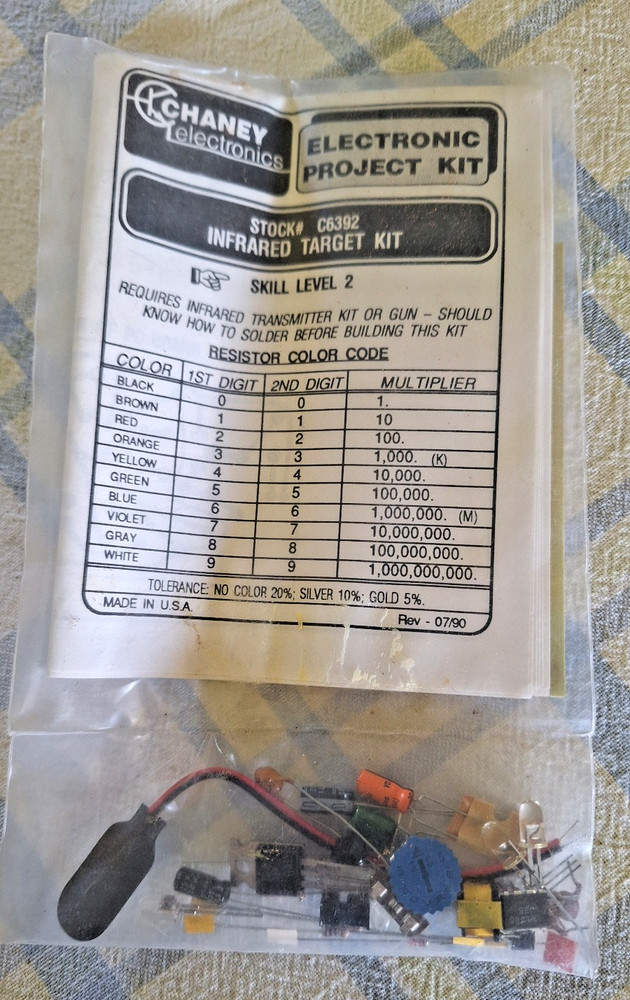 Vintage Chaney Electronics Infared Target Kit Skill Level 2