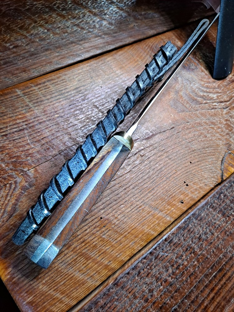 India dagger knife 6 1/2 inch fixed blade