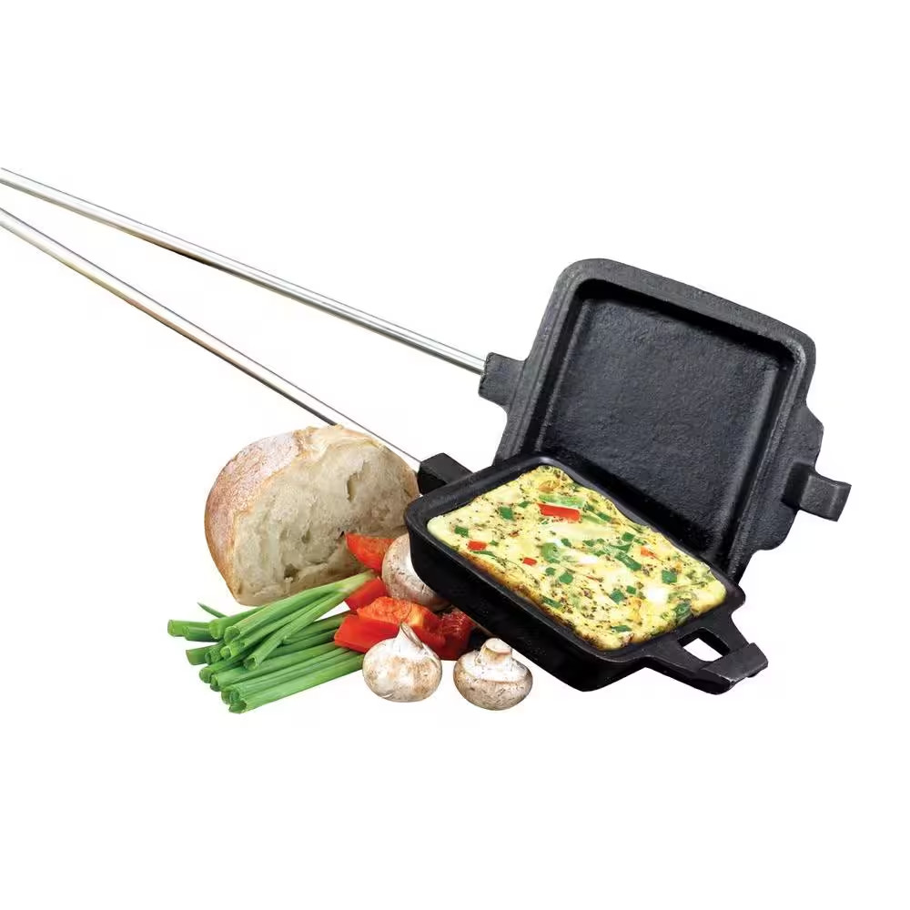 Single Square Cast Iron Sandwich Oven