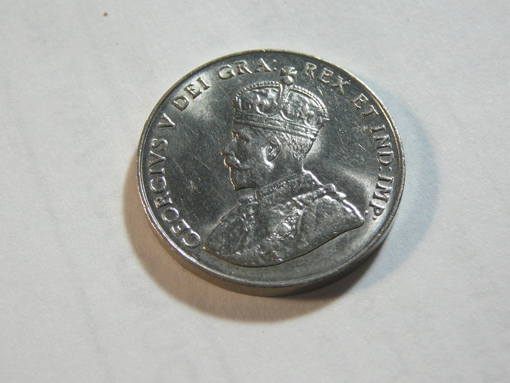 Canada 1922 5 cents High Grade with Mint Luster