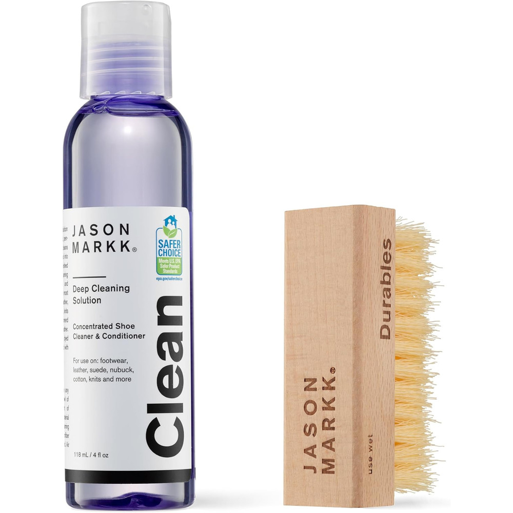 Jason Markk Shoe & Sneaker Deep Cleaning Solution Essential Kit, 4 fl oz
