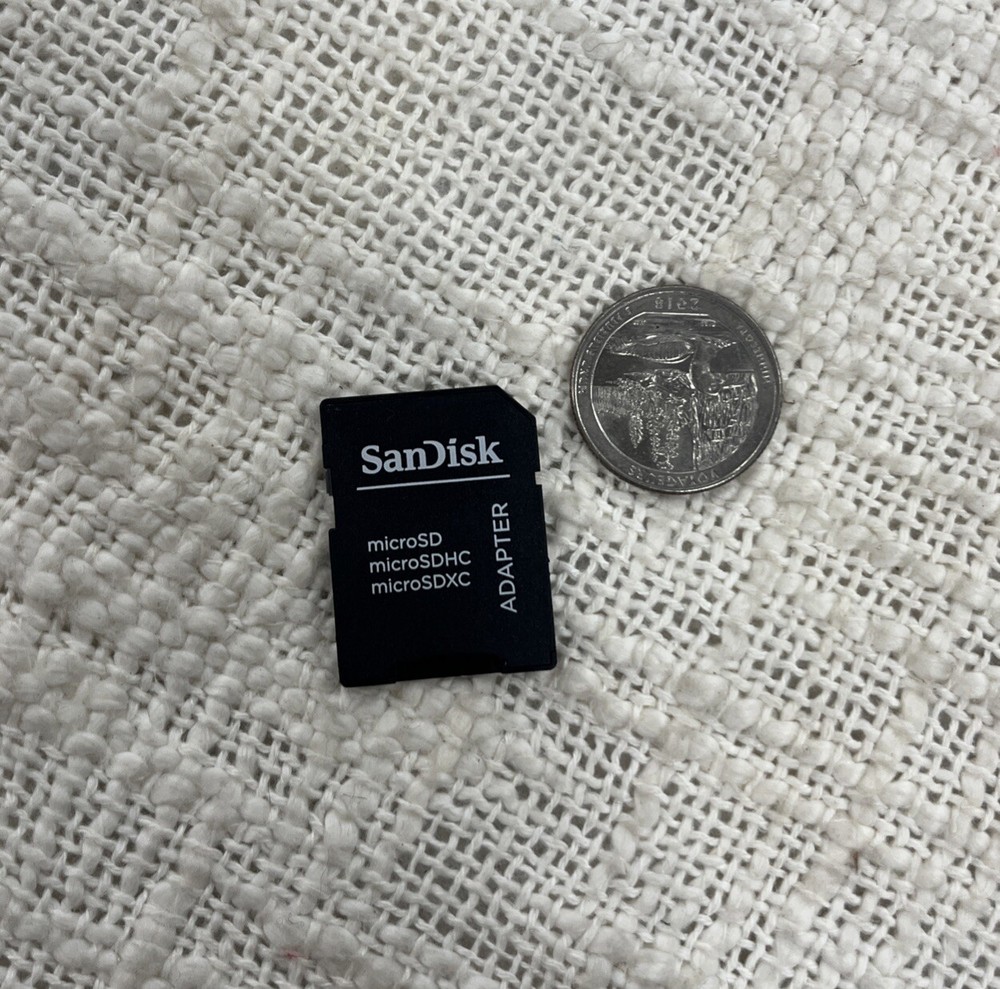 SanDisk Adapter MicroSD MicroSDHC 2013-07-03Y Made In China With Container