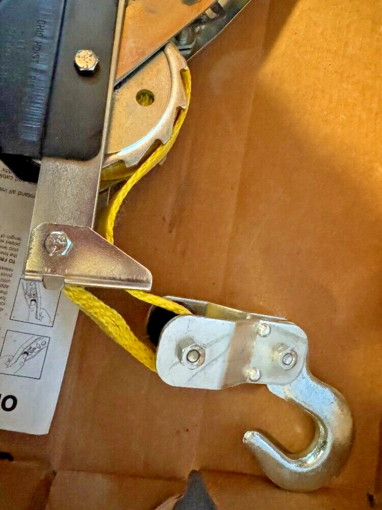 TUF-TUG TT2-4W Web Strap Puller 2 feet 2000 lb. Lift, 4000 lb. Pull 1" Web USA
