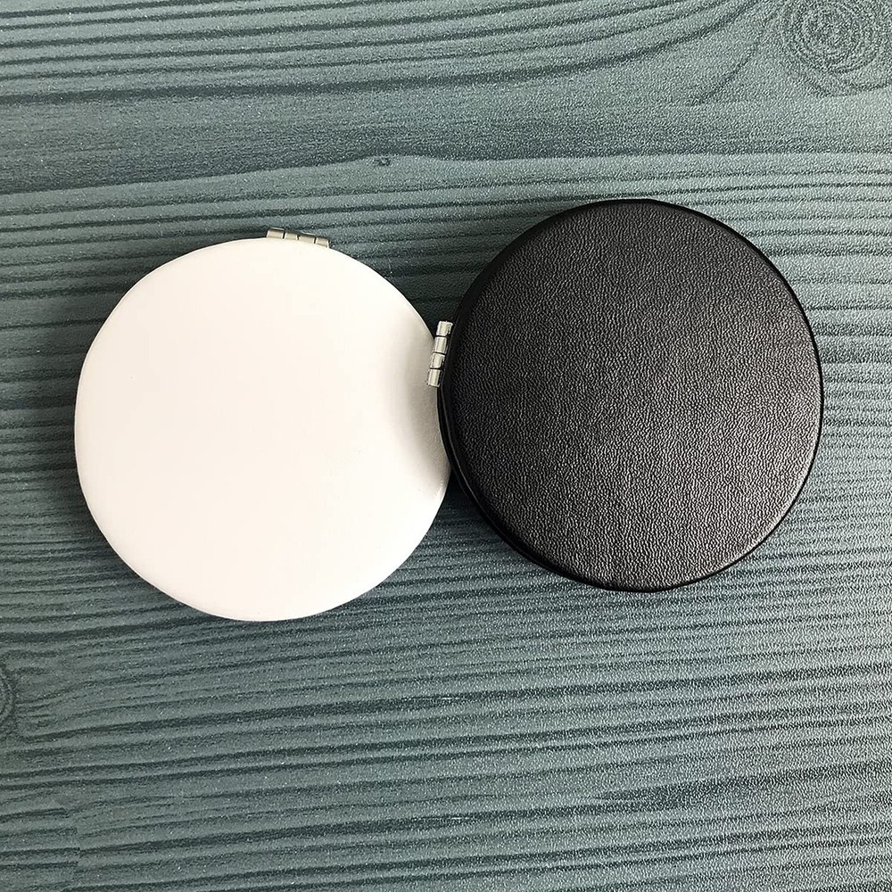 Zcooooool Makeup Mirror, 6.7 cm Round Folding Mirror, Professional Double-Sid...