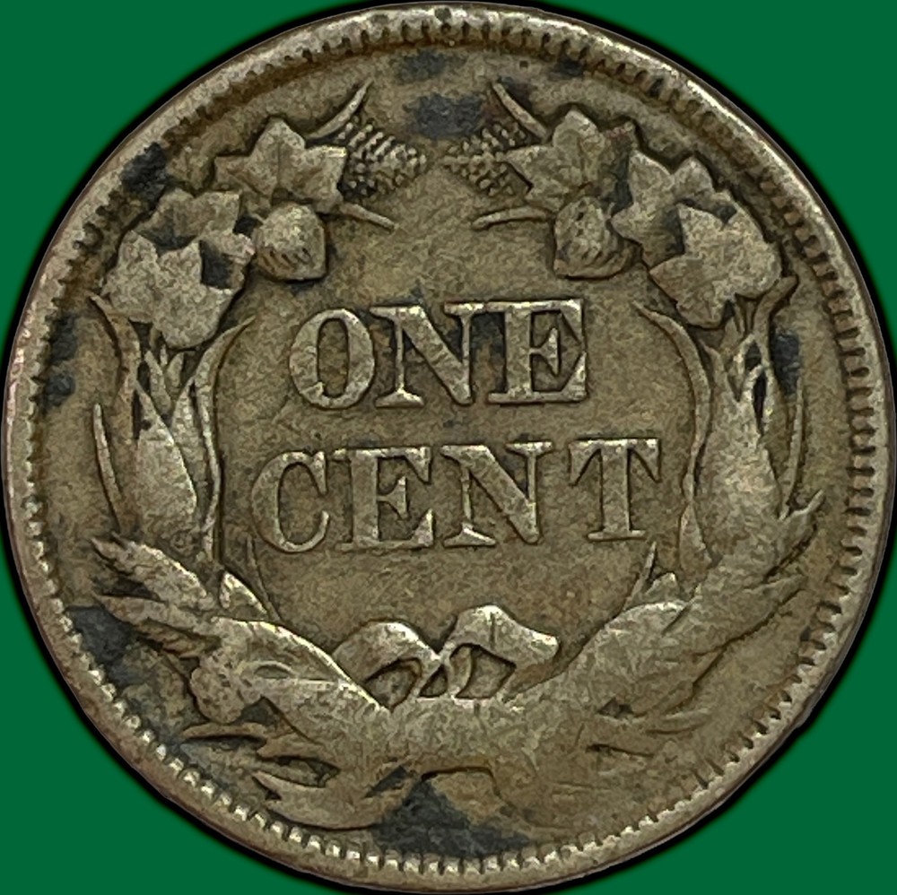 1857 Flying Eagle Cent Extremely Fine XF Coin #37078