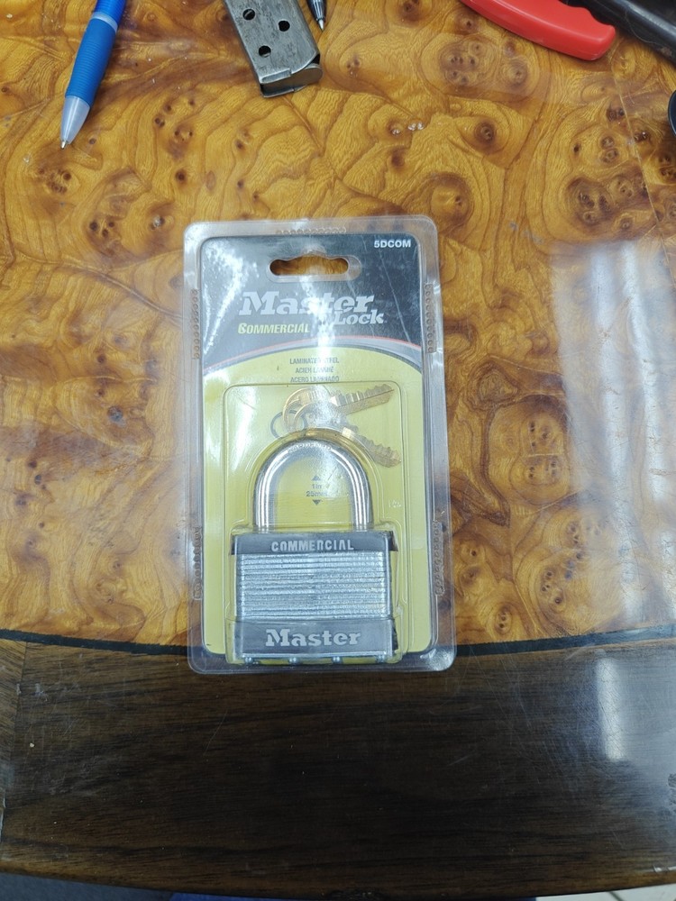 Master Lock 5DCOM Padlock Laminated Steel 3 pack