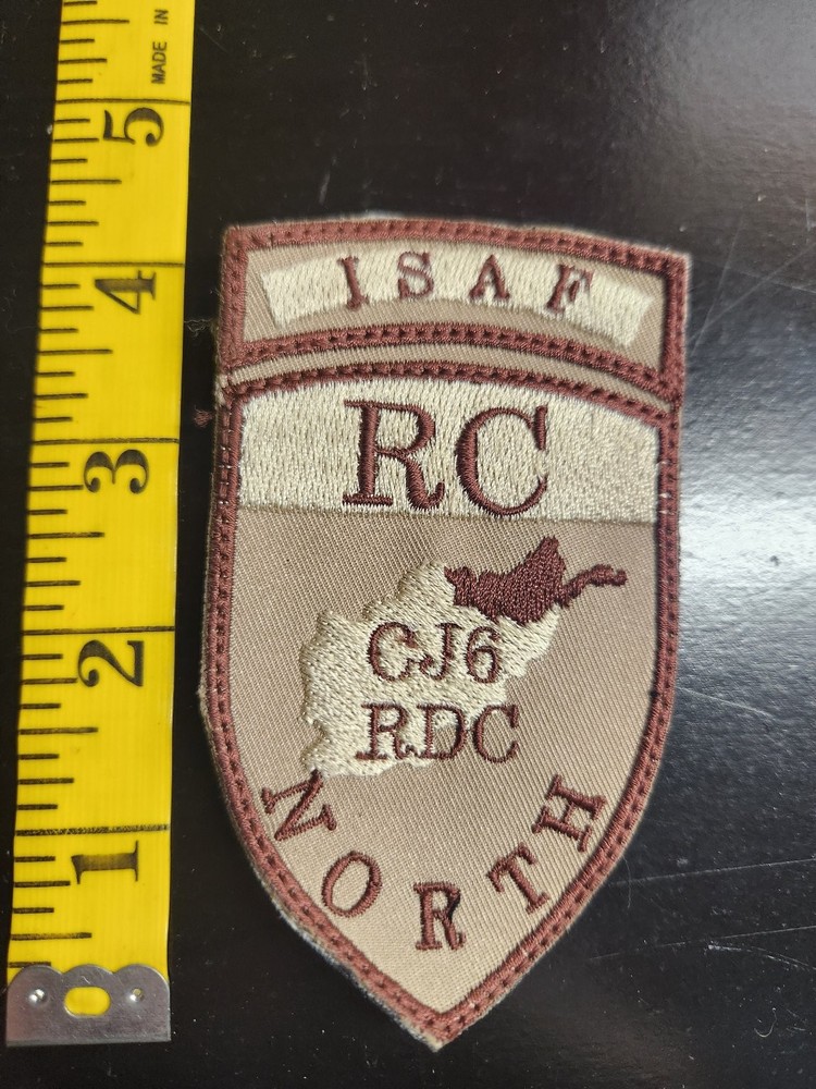 ISAF RC North Afghanistan CJ6 RDC Communications Patch