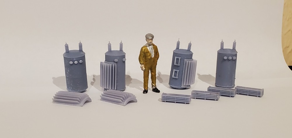 O Scale Pole Transformer