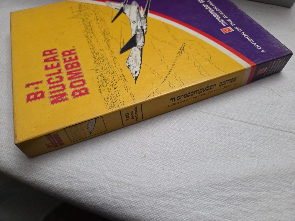 Avalon Hill B-1 Nuclear Bomber Cassette Microcomputer Game