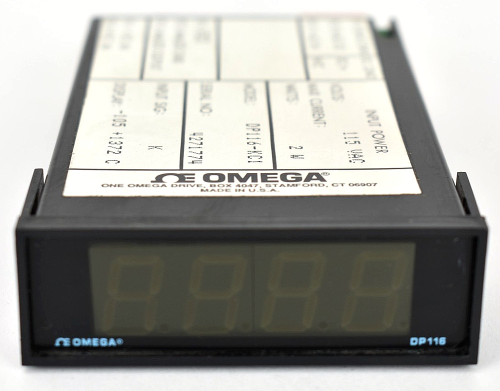 Omega DP116-MC1 Digital Panel Thermocouple Temperature Readout Display Meter