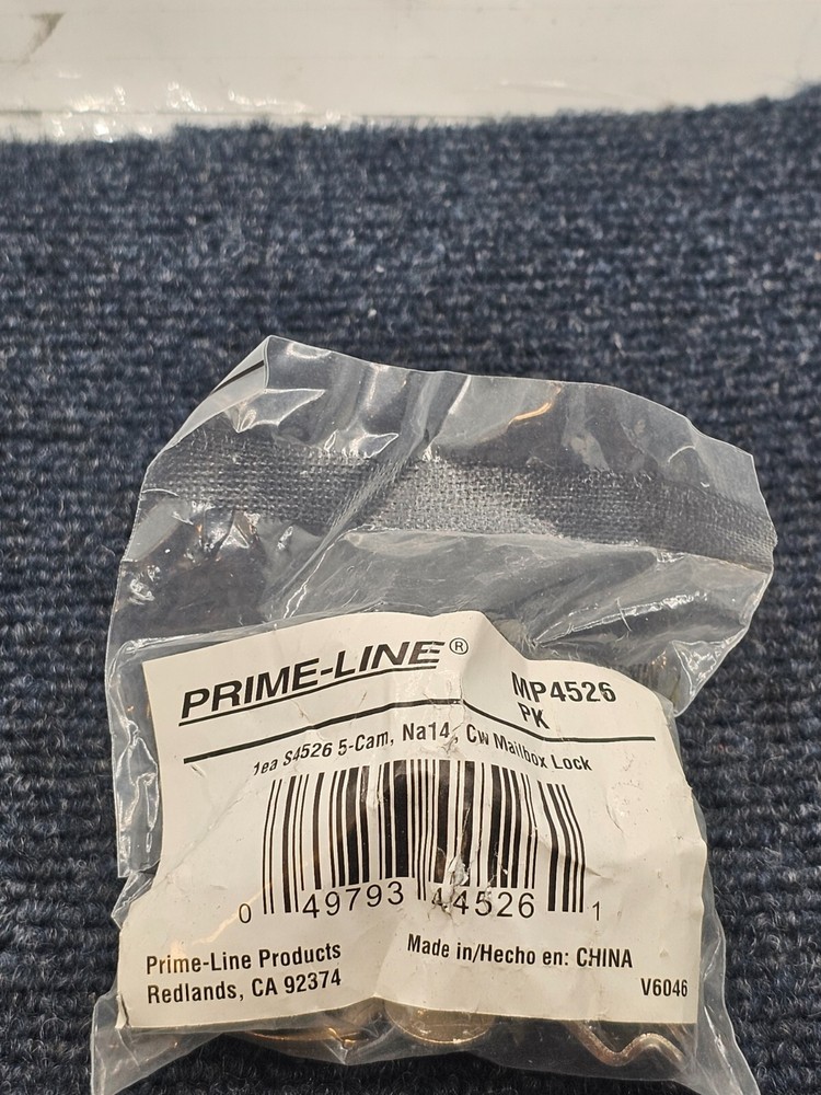 ( QTY 2 ) Prime-Line MP4526 : Mailbox Lock Replacement Nickel Finish