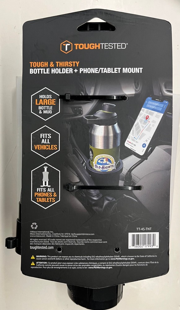 ToughTested Tough & Thirsty MEGA XL DEVICE & CUPHOLDER (TT-4S-TNT)