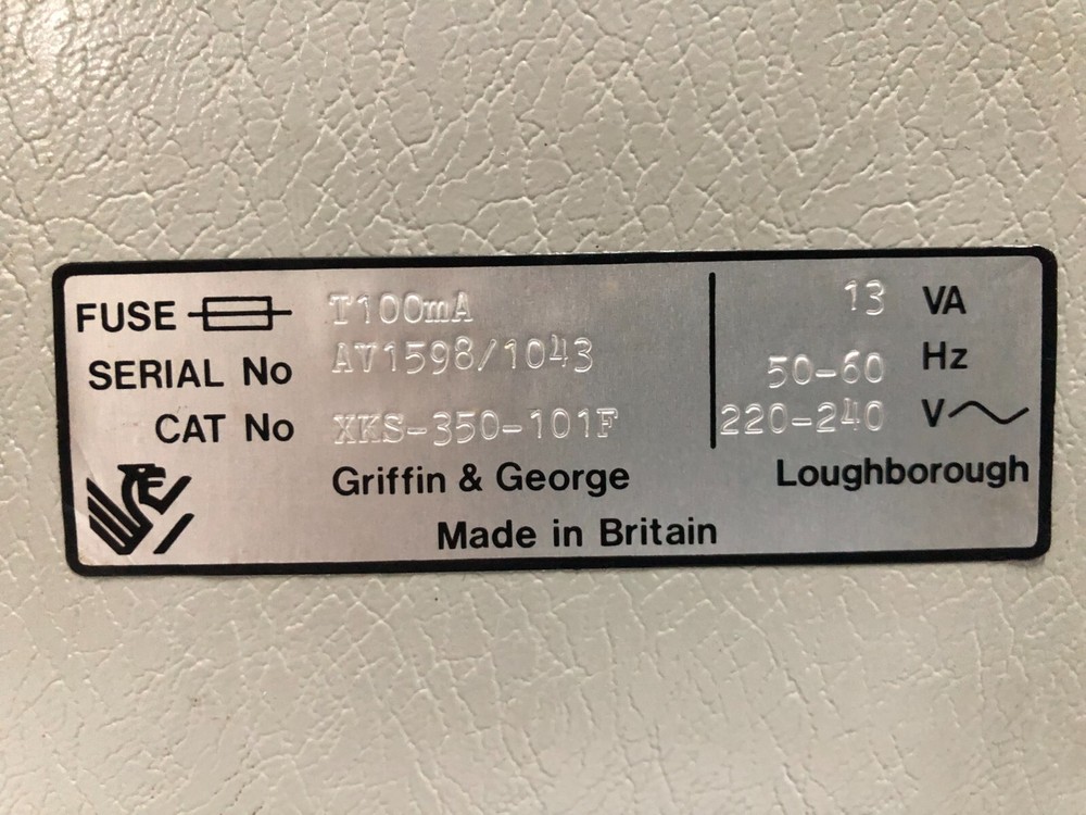 Griffin & George XKS-350-101F Timer Scaler & Frequency Meter