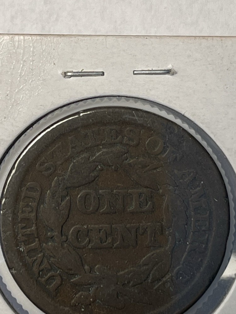 1848 Braided Hair Large Cent