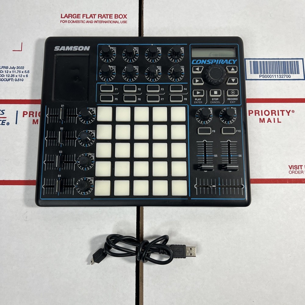 Samson Conspiracy USB / MIDI Control Surface + Cable - SAME DAY SHIP - WARRANTY