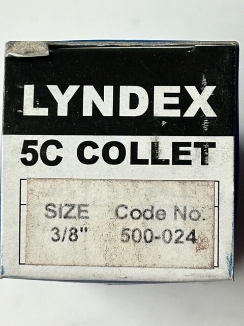 3/8" 5C ROUND COLLET LYNDEX 500-024