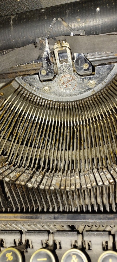 smith corona sterling typewriter, Floating Hard (To Read), Smith