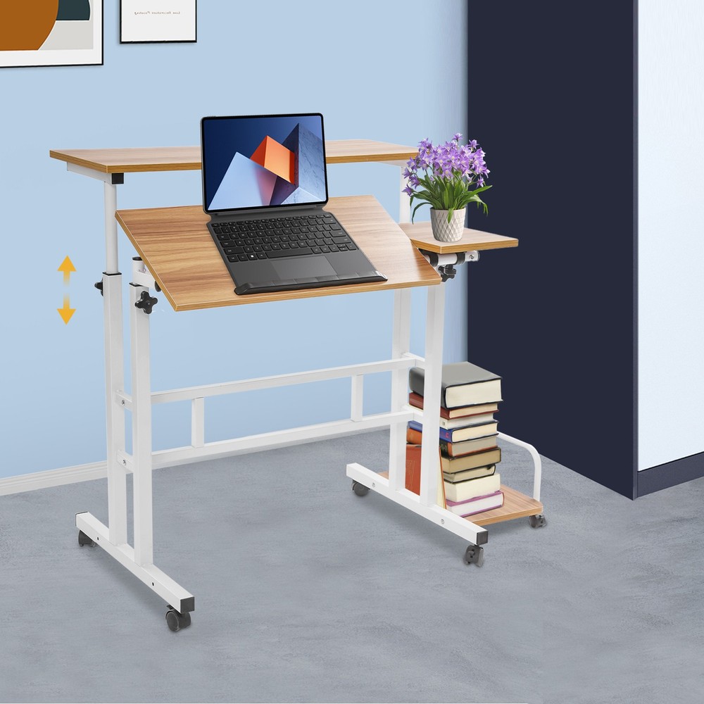 Multi Functional Foldable Desk, Modern Computer Desk, Adjustable Computer Table