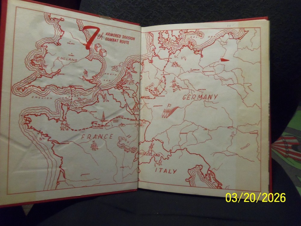 1952 US Army 7th Armored Division Combat Command Yearbook