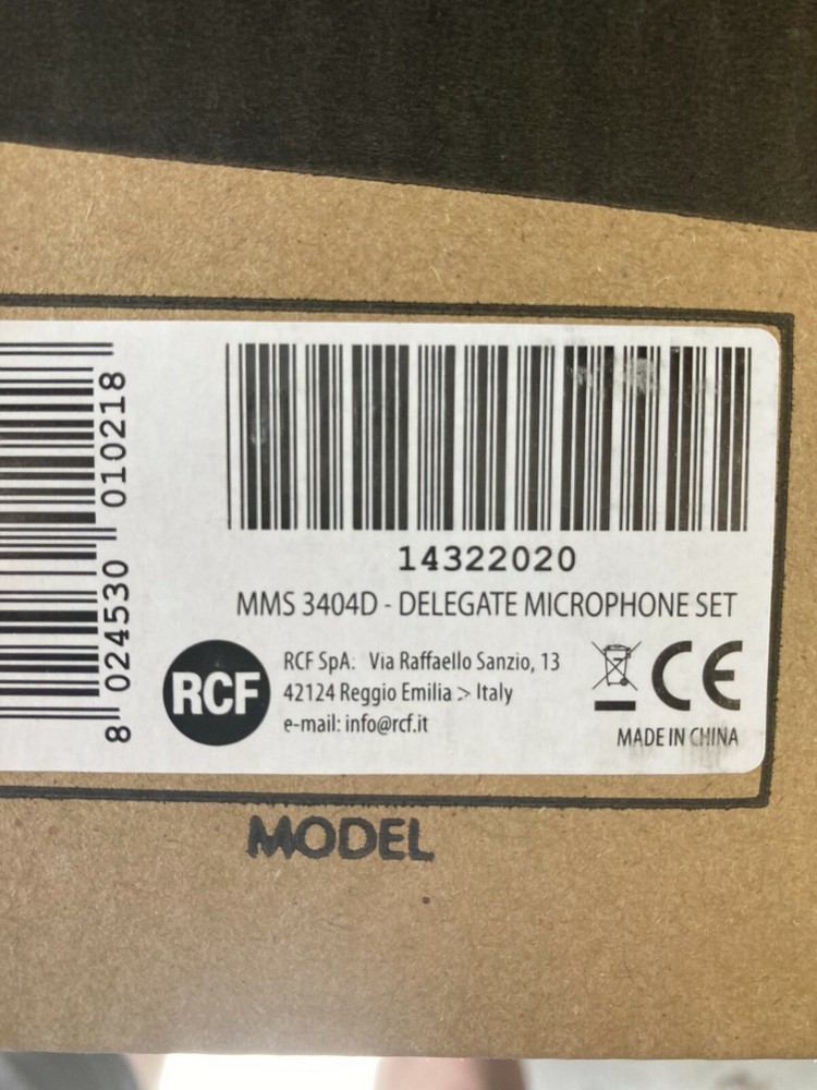 RCF MMU 3100 Master Unit with Mics