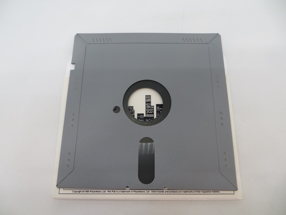 5.25" Floppy Disk BUSINESS LETTERS Vintage Computer Program Disc #1 Wizardware