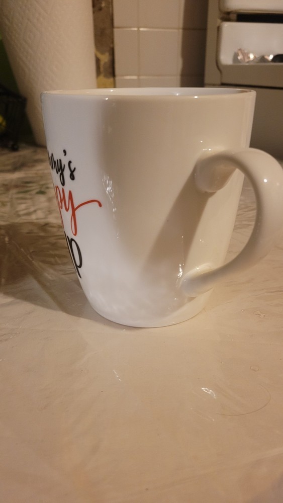 White Mug Mommy Slippy Cup