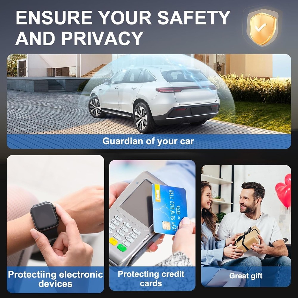 Double-Layer Signal Blocking Faraday Box for Car Keys | Essential Security Tool
