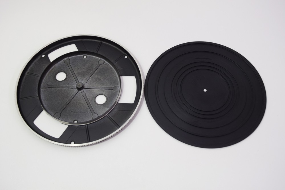 Genuine Technics SL-B2 Turntable Platter & Rubber Mat